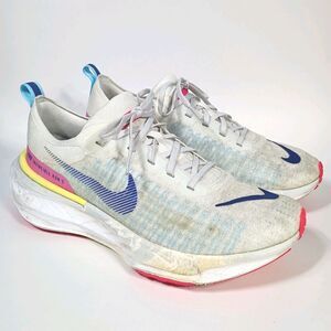 Nike ZoomX Invincible 3 Running Shoes Sneakers 10.5 Photon Dust Royal Pink